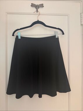 Zenana Outfitters Black Circle Skater Skirt